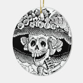 Calavera Garbancera (Catrina) van José Posada Keramisch Ornament (Links)