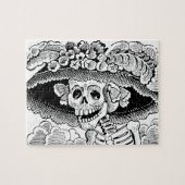 Calavera Garbancera (Catrina) van José Posada Legpuzzel (Horizontaal)