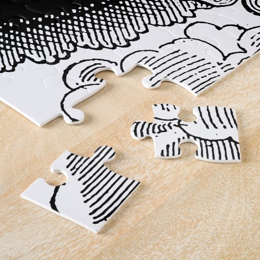 Calavera Garbancera (Catrina) van José Posada Legpuzzel (Zijkant)