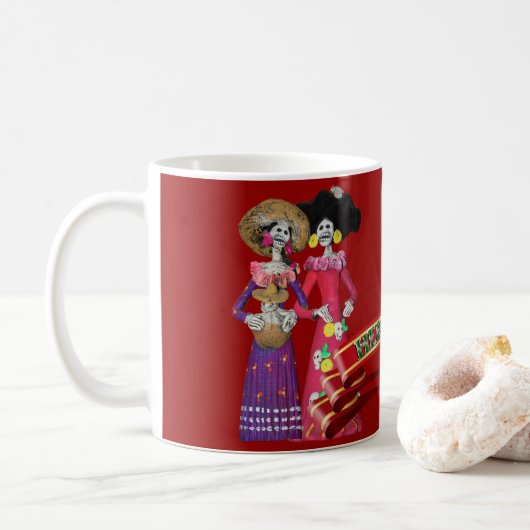 Calavera Hermanas Koffiemok (Met donut)