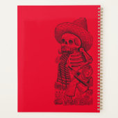 Calavera in het rood planner (Achterkant)