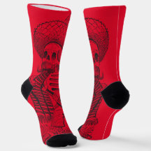 Calavera in het rood