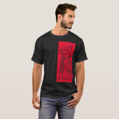 Calavera in het rood t-shirt (Voorkant volledig)