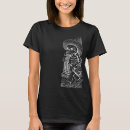 Calavera in het wit t-shirt