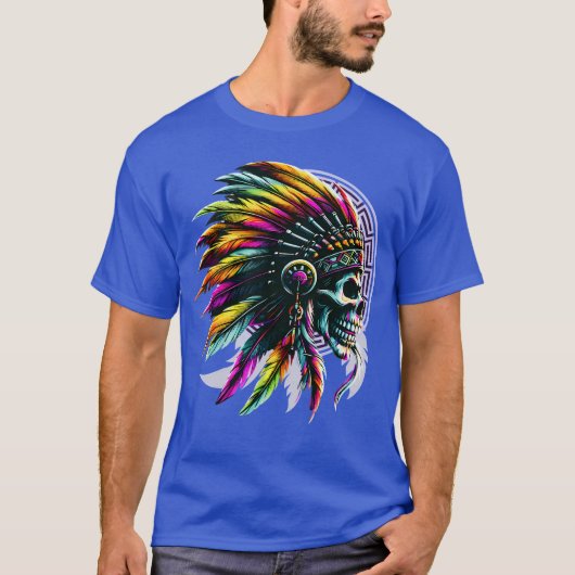 Calavera Indio Nativo T-shirt (Voorkant)