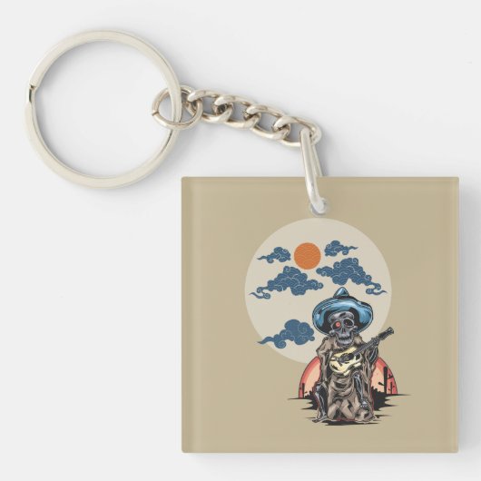 Calavera Jams: Dead Serious Beats Sleutelhanger (voorkant)