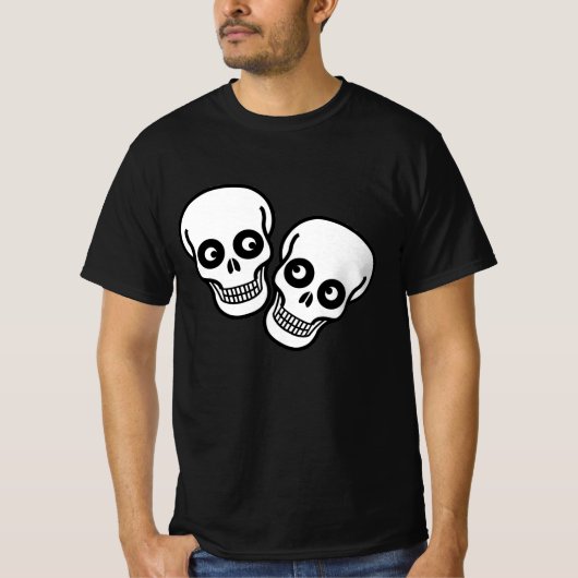 Calavera Koppel Dia De Los Muertos T-shirt (Voorkant)
