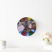 CALAVERA LA COCINERA LA JEFA PAINTING RONDE KLOK (Huis)