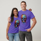 calavera multicolor t-shirt (Unisex)