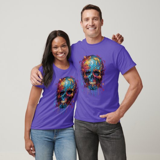 calavera multicolor t-shirt (Unisex)