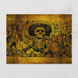 Calavera Oaxaqueña door José Guadalupe Posada Briefkaart