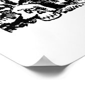 Calavera Oaxaqueña door José Guadalupe Posada Poster (Hoek)