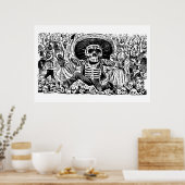 Calavera Oaxaqueña door José Guadalupe Posada Poster (Keuken)