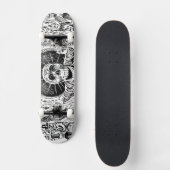 Calavera Oaxaqueña van José Guadalupe Posada 1903 Persoonlijk Skateboard (Voorkant)