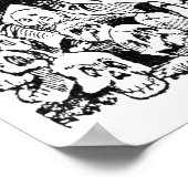 Calavera Oaxaqueña van José Guadalupe Posada 1903 Poster (Hoek)