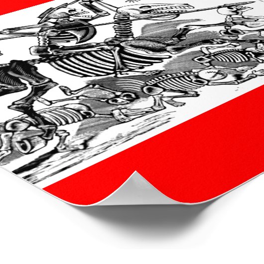 "Calavera of Don Quixote" ongeveer begin jaren '00 Poster (Hoek)