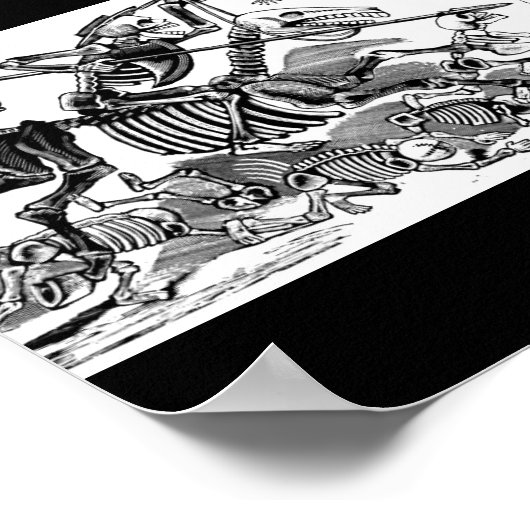 "Calavera of Don Quixote" ongeveer begin jaren '00 Poster (Hoek)