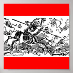 "Calavera of Don Quixote" ongeveer begin jaren 190 Poster