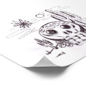 Calavera-Poster Poster (Hoek)