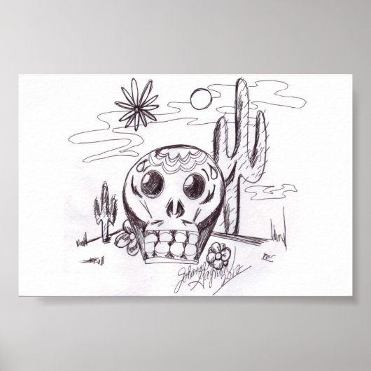 Calavera-Poster Poster (Voorkant)