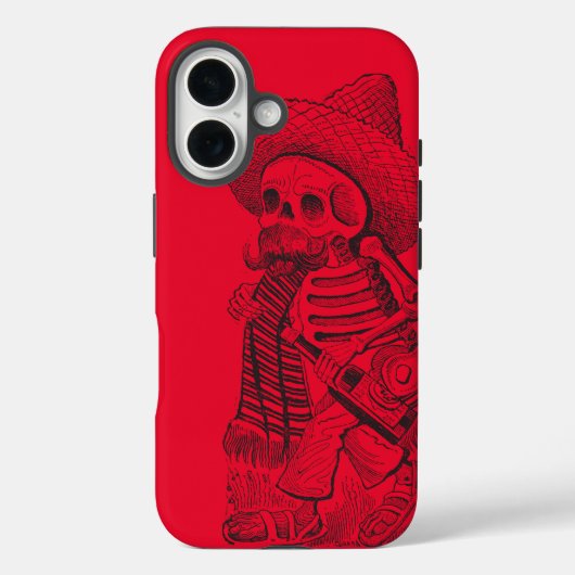 Calavera Red Case-Mate iPhone Case (Achterkant)