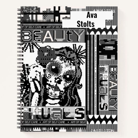 Calavera Rituals Custom Name Notitieboek (Voorkant)