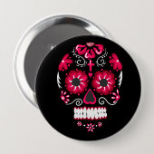 Calavera Ronde Button 4,0 Cm (Voorkant /achterkant)