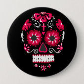 Calavera Ronde Button 4,0 Cm (Voorkant)