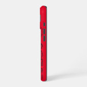 Calavera Rood iPhone 16 Hoesje (Linkerkant)