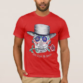 Calavera Roos Halloween T-shirt (Voorkant)