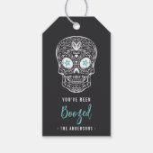 Calavera Schedel Je Bent Behandeld met Alcohol Hal Cadeaulabel (Voorkant)