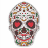 Calavera-schedel Sticker (Voorkant)