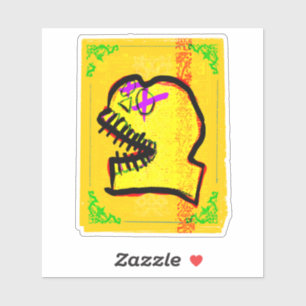 Calavera Skull Day of the Dead NFT Art Sticker