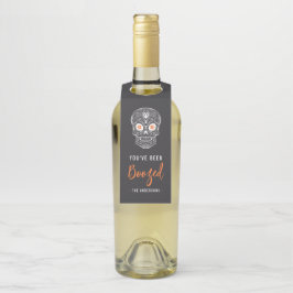 Calavera Skull Je bent opgevoed Halloween Flessenhanger