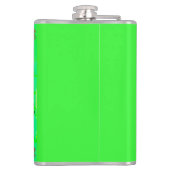 Calavera Skull NFT Art Green Red Heupfles (Achterkant)