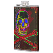 Calavera Skull PGeek NFT Art Red Blue Heupfles (Links)