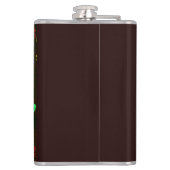 Calavera Skull PGeek NFT Art Red Blue Heupfles (Achterkant)