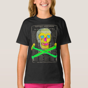 Calavera Skull Retro  Mexicaanse Letterpress T-shirt