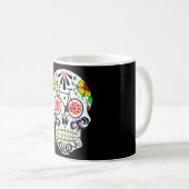 Calavera - Sugar Skull Bike Koffiemok (Voorkant rechts)
