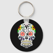 Calavera - Sugar Skull Bike Sleutelhanger (Voorkant)
