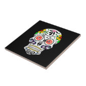 Calavera - Sugar Skull Bike Tegeltje (Zijkant)