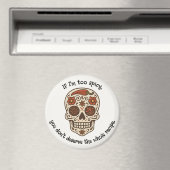 Calavera Sugar Skull Spicy Keuken Koelkast Magnet (Insitu (Vaatwasser))