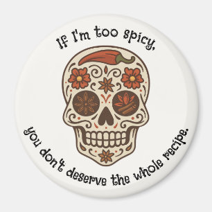 Calavera Sugar Skull Spicy Keuken Koelkast Magnet