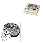 Calavera suiker schedel illustratie art stempel (Gestempeld)