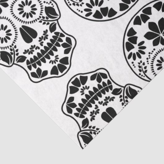 Calavera-suikerschedel snoep_flormexican calavera tissuepapier (Detail)