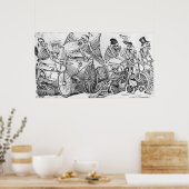 Calavera uit de 20e eeuw poster (Keuken)