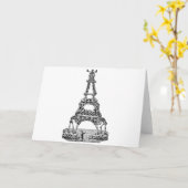 Calavera van de Toren c. recente 1800's van Eiffel Kaart (Gele Bloem)