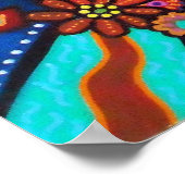 Calavera Virgen Guadalupe Poster (Hoek)