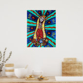 Calavera Virgen Guadalupe Poster (Keuken)