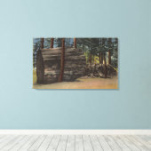 Calaveras Big Trees State Park Canvas Afdruk (Insitu (Houten vloer))